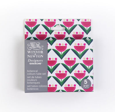 Winsor Newton 0690183 Designer Gouache Botanical Set 5x14ml – High-quality gouache for floral and botanical illustrations