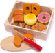 Bigjigs Box in legno con taglio del pane, 17dlg.