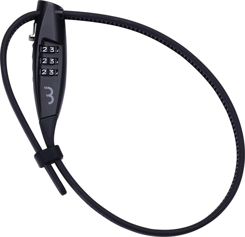 Lucchetto per bicicletta piccolo con cerniera Bbb Cycling - lucchetto per mountain bike e bici da corsa lucchetto leggero con cerniera - lucchetto a combinazione a 3 cifre - lucchetto a combinazione per bicicletta bbl-57