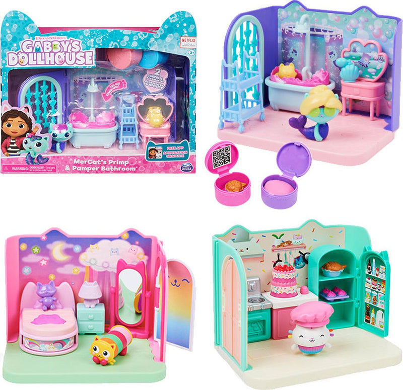 Casa de muñecas de Gabby - Juego de habitaciones - El estilo puede variar