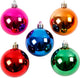 Bolas de Navidad Creativ company, d 6 cm, colores fuertes, 20 piezas 1 caja
