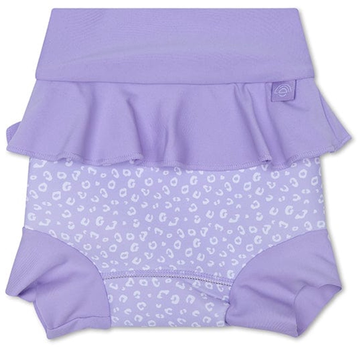 Swim essentials - zwemluier baby - lila - luipaardprint - neopreen