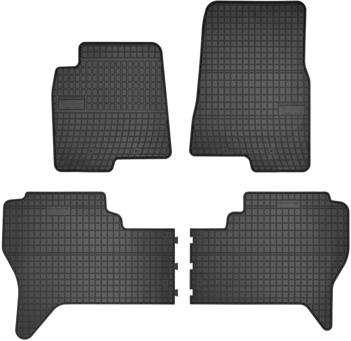 Alfombrillas de goma Frogum Mitsubishi Pajero 2000-2006 -