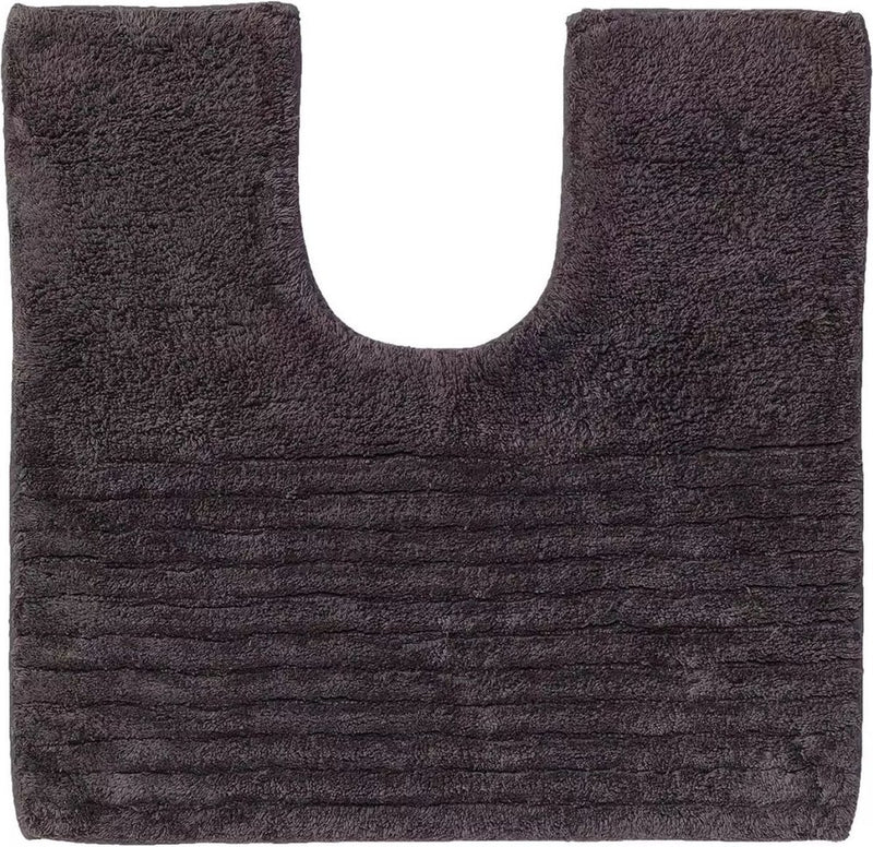 Tappetino WC Sealskin essence 45x50 cm - cotone - antracite
