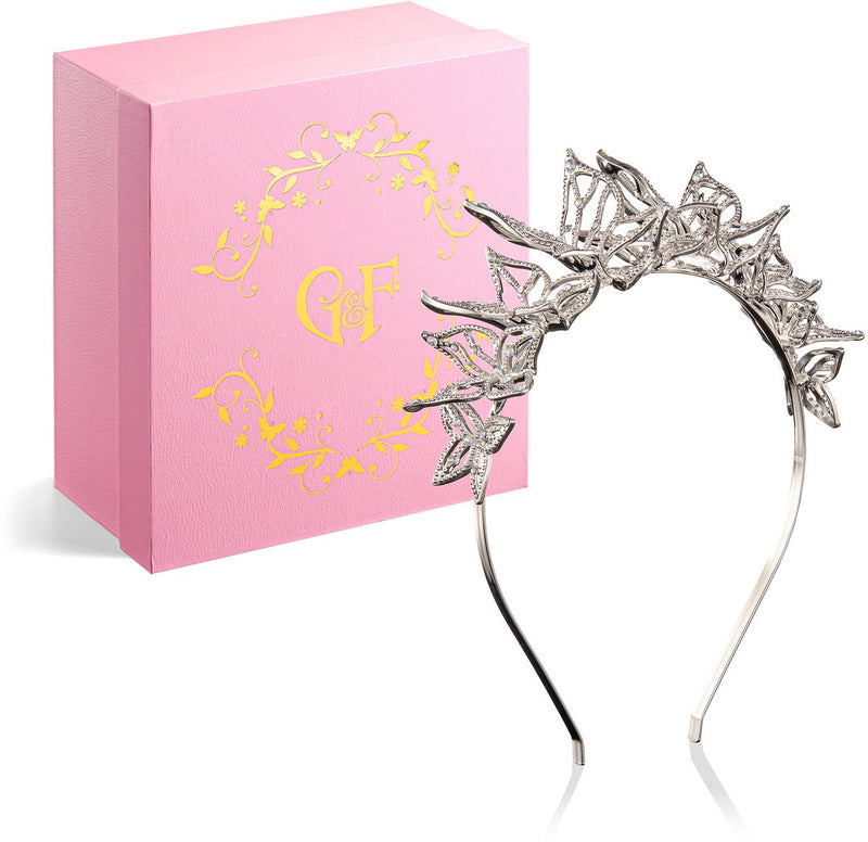Collezione nobile farfalle tiara da sposa Wicked Glinda