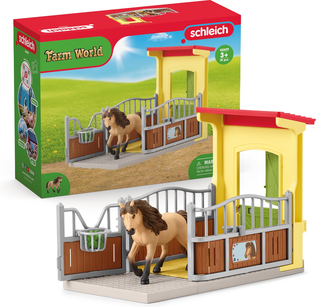 Schleich Farm World Ponystal con iCelanderhessle 42609