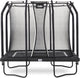 Salta premium black edition - 214 x 153 cm - rectangular trampoline with safety net - black