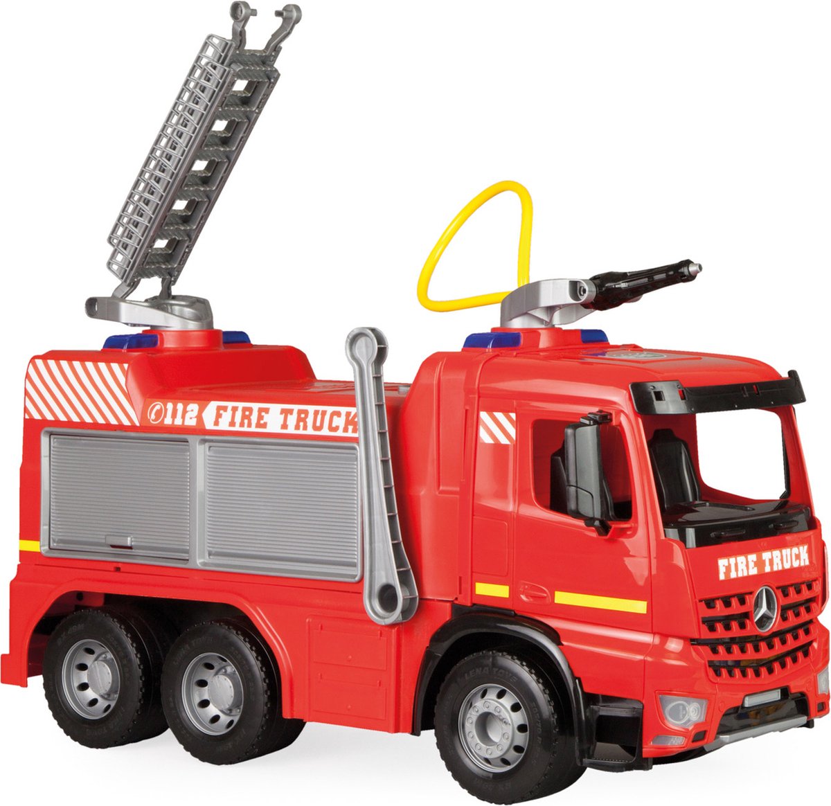 Lena camion dei pompieri giga camion junior 66 cm rosso argento