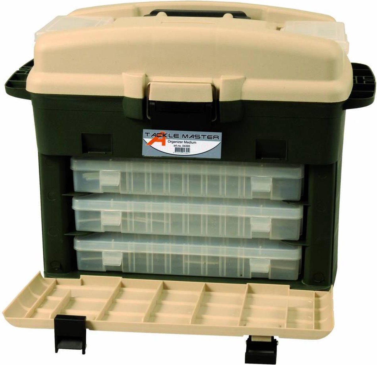 Albatros tacklemaster organizer medium viskoffer | inclusief 5 tackleboxen