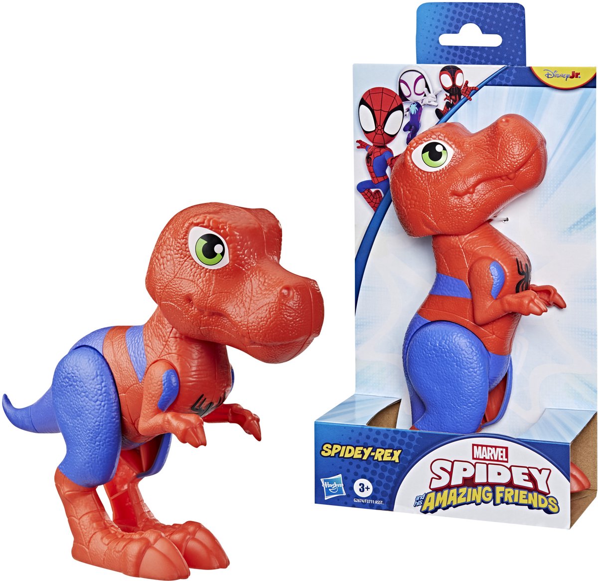 Marvel Spidey y sus increíbles amigos Spidey-Rex - figura de acción