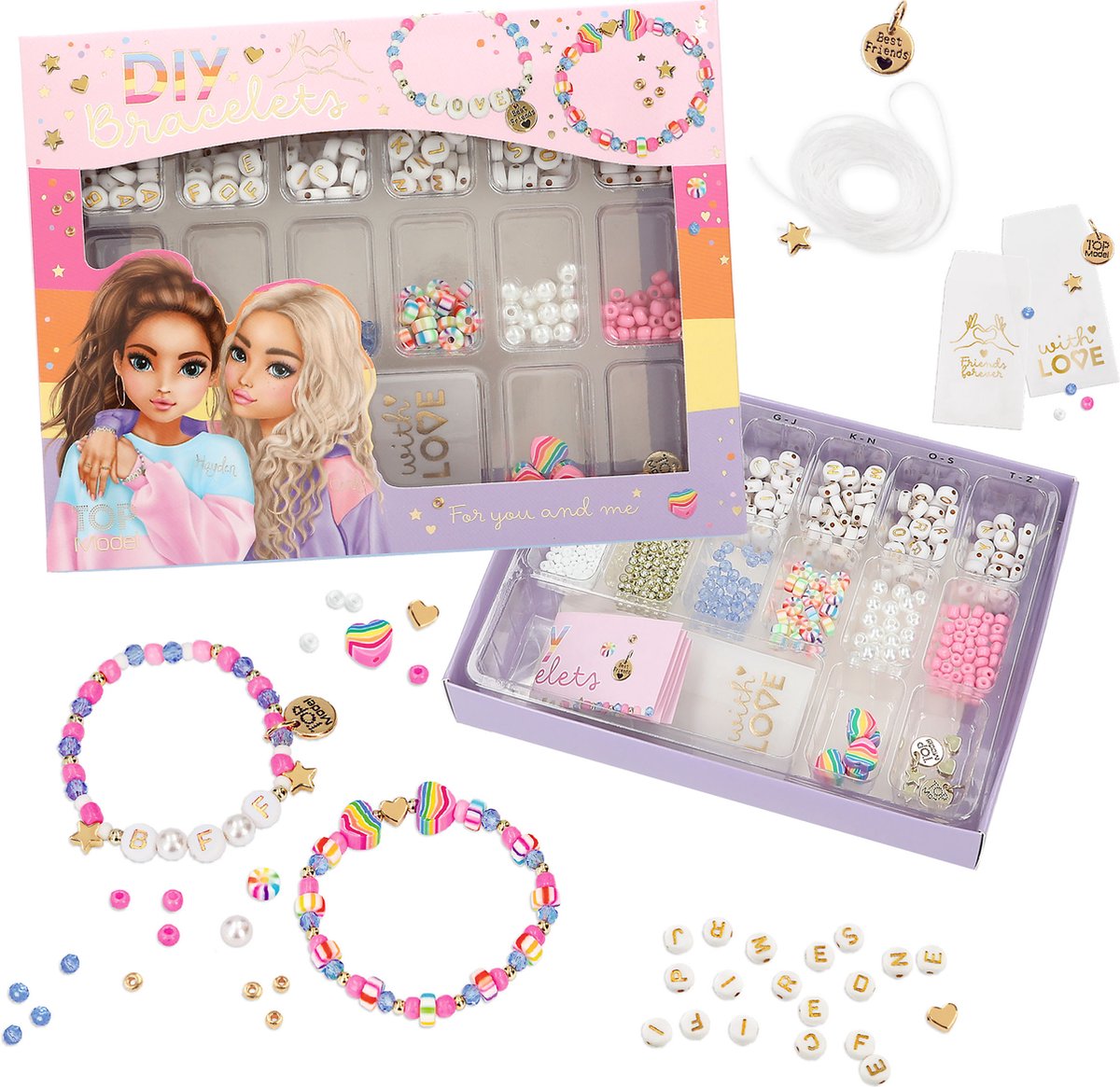 Pulseras diy modelo superior | 4 piezas