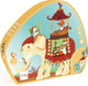 Puzzle con contorni da grattare - elefante - 50x48,5x0,25 cm - 37 pezzi - 3 anni