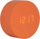Sveglia Karlsson spry round - arancione - ø9cm - scandinava - sveglia per camera da letto - sveglie