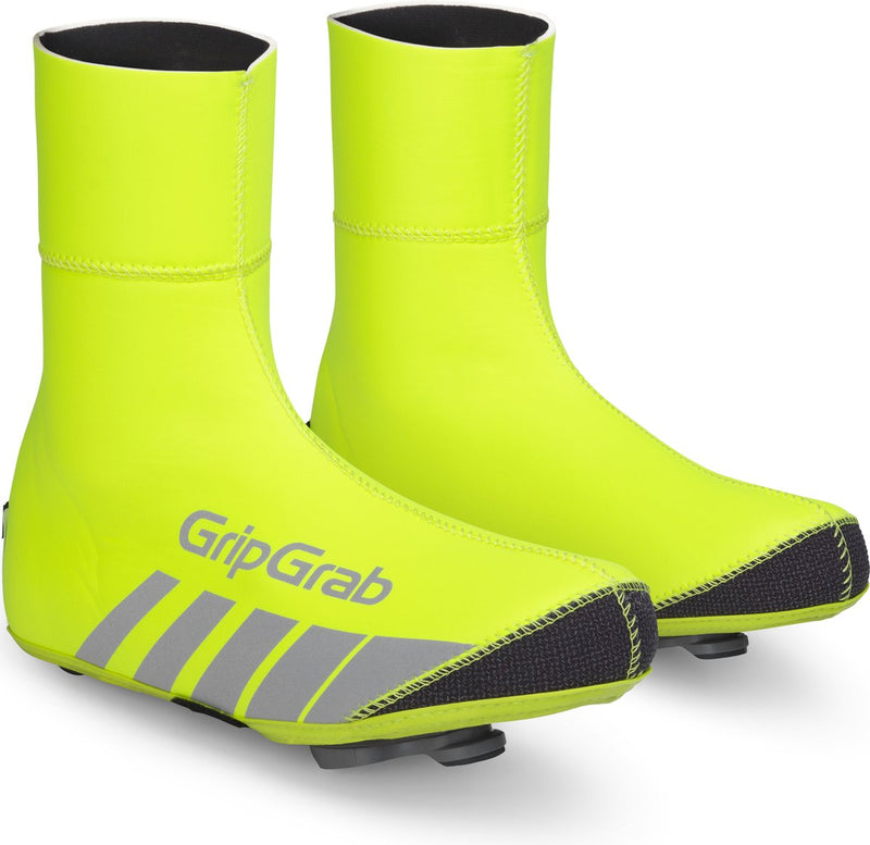 Cubrezapatos de invierno impermeables de alta visibilidad Gripgrab Racing Thermo
