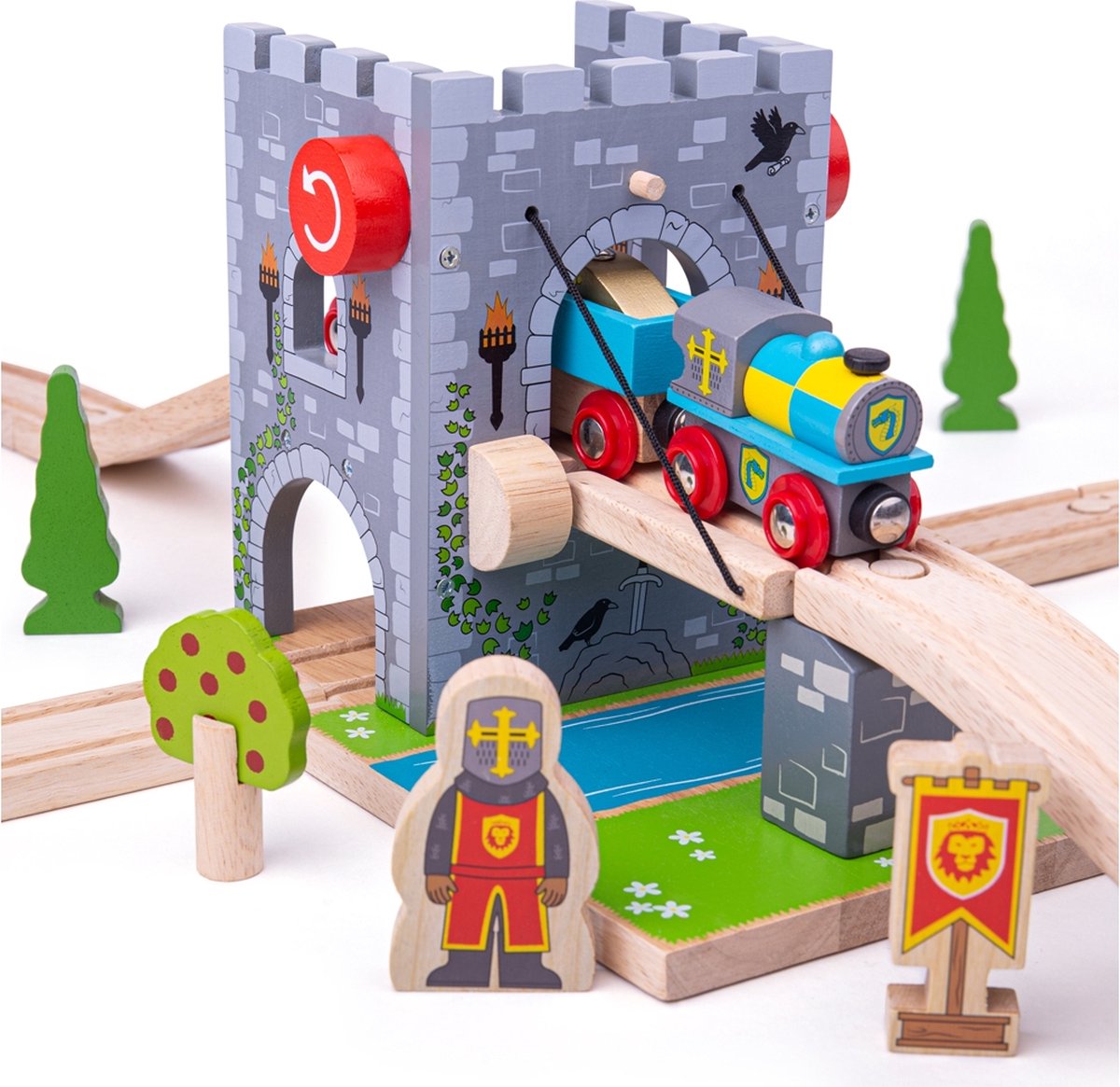 Bigjigs Wooden Rails Drawtridge