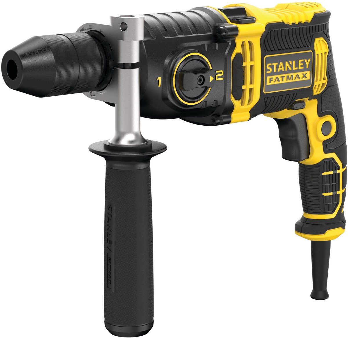 Stanley fatmax 850w klopboormachine met 2 snelheden in koffer fmeh850k-qs