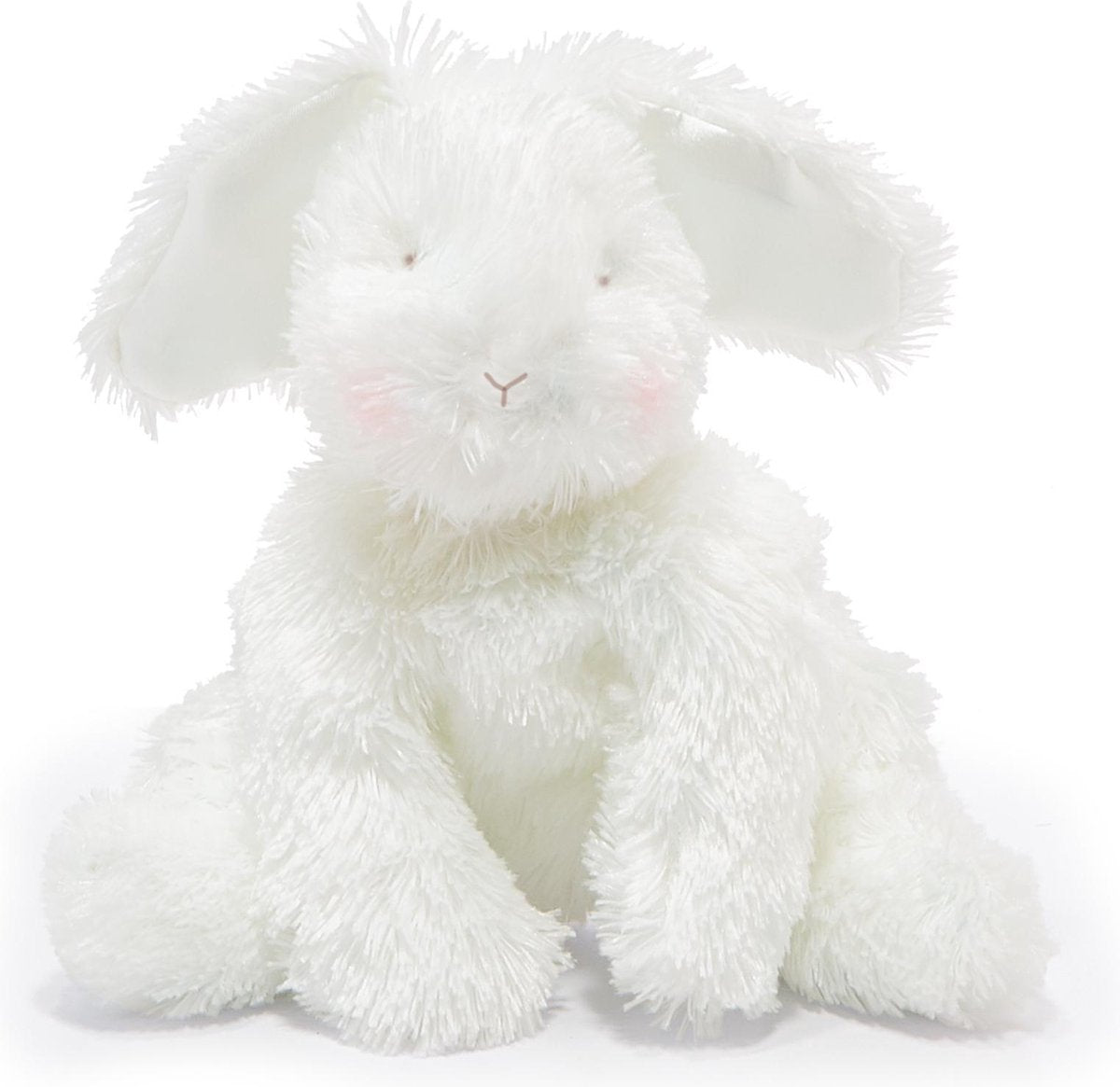 Bunnies by the bay blossom floppy bun knuffel - knuffeldier - geborduurde details - konijn - 20 cm - wit