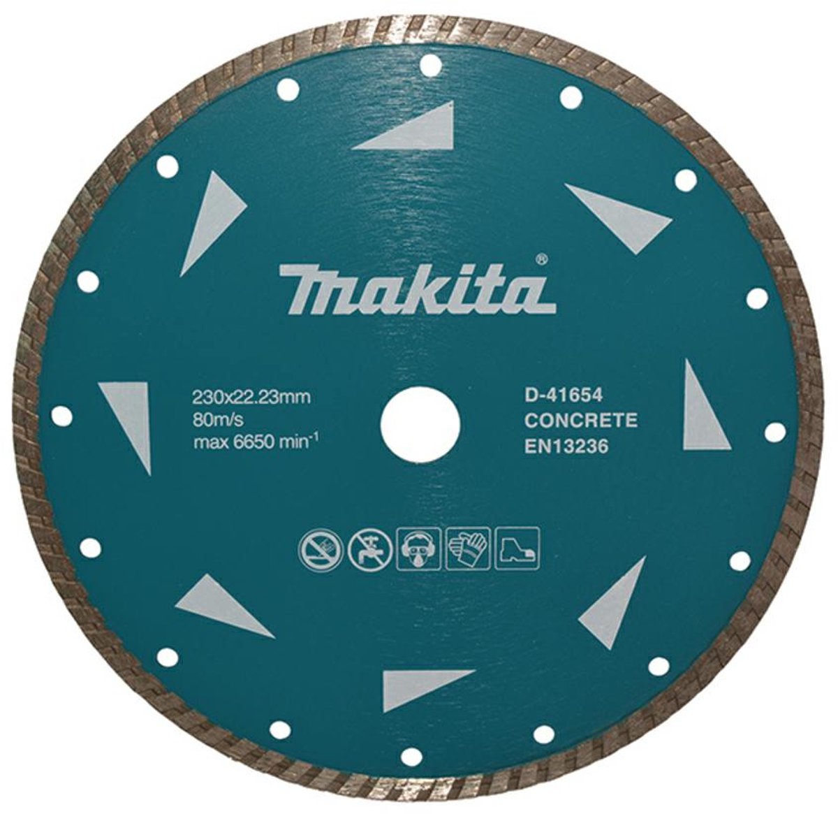 Accessori Makita - disco diamantato per cemento 230x22,2 mm d-41654