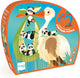 Puzzle con contorni da grattare - cicogna - 32,9x51,9x0,25 cm - 24 pezzi - 3 anni