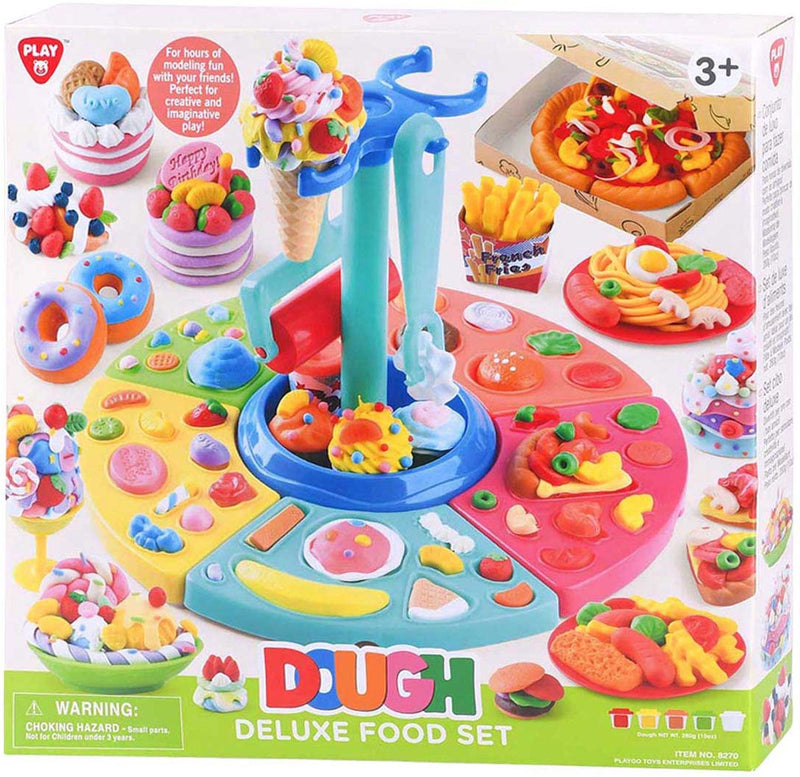 Set de barro para comer de lujo Playgo - 5 vasijas de barro
