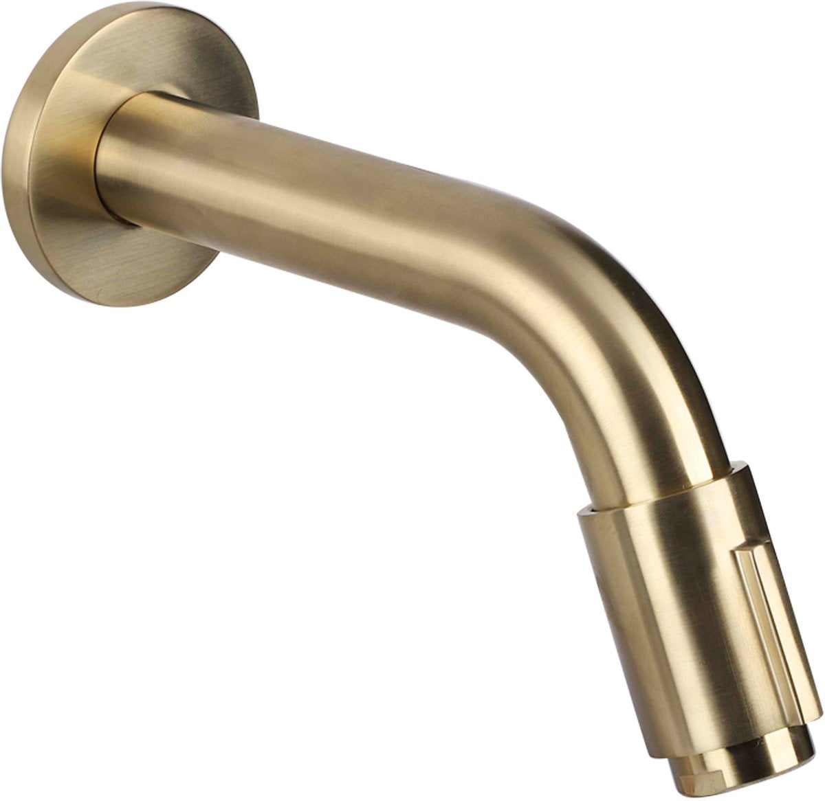 Differnz wall tap - cold water - washbasin tap - 11 cm - matte gold