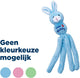 Coniglio Kong Wubba - giocattolo per gatti - topo che gioca - 23,4 x 13,8 x 2,6 cm