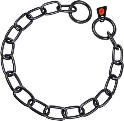 Collare per cani Hs Sprenger nero 3 mm sinistro semilungo (61 cm)