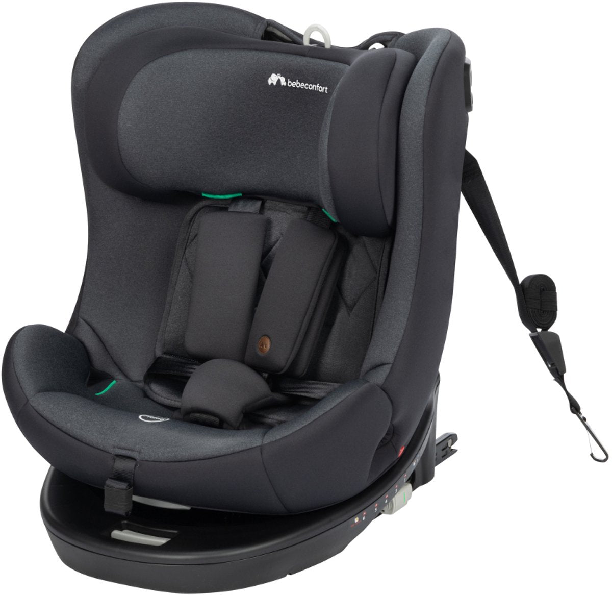 Bebeconfort Evolutionfix i-size - silla de coche - 360 grados - sps - tintada en negro - desde 0 hasta 12 años