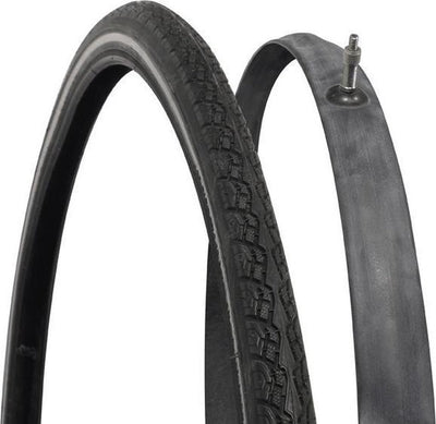 Dresco Tire Set 28 x 1 5 8 x 1 3 8 (37-622) DV 45 mm Antilek