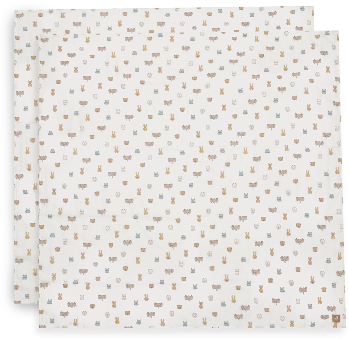 Jollein paño hidrófilo grande 115x115cm jollies (pack de 2)