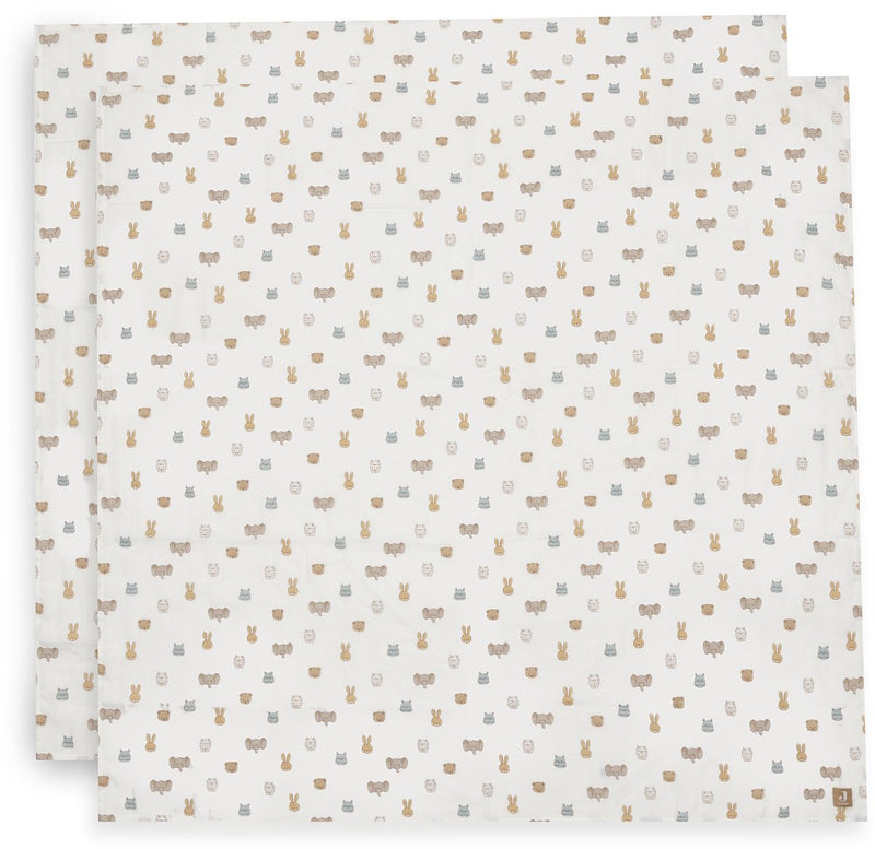 Jollein hydrofiele doek large 115x115cm jollies (2pack)
