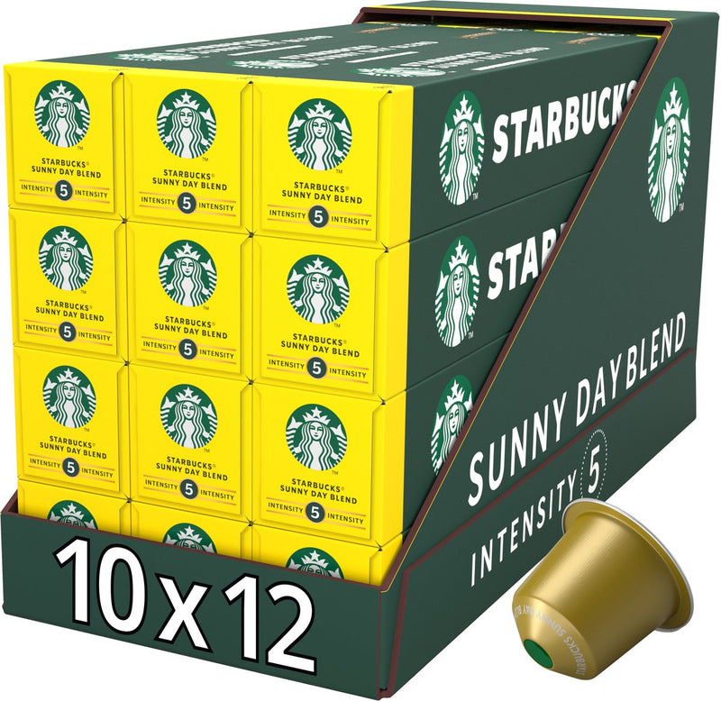 Capsule Starbucks by Nespresso miscela Sunny Day - 10 tazze di caffè x 12 scatole