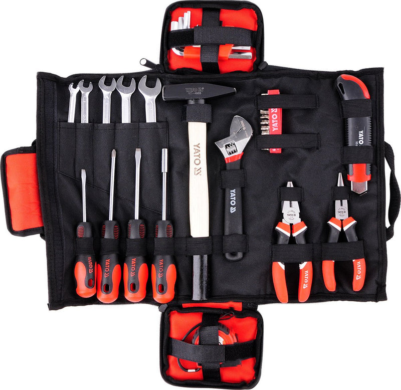Set di strumenti base Yato in borsa resistente - 44 pezzi