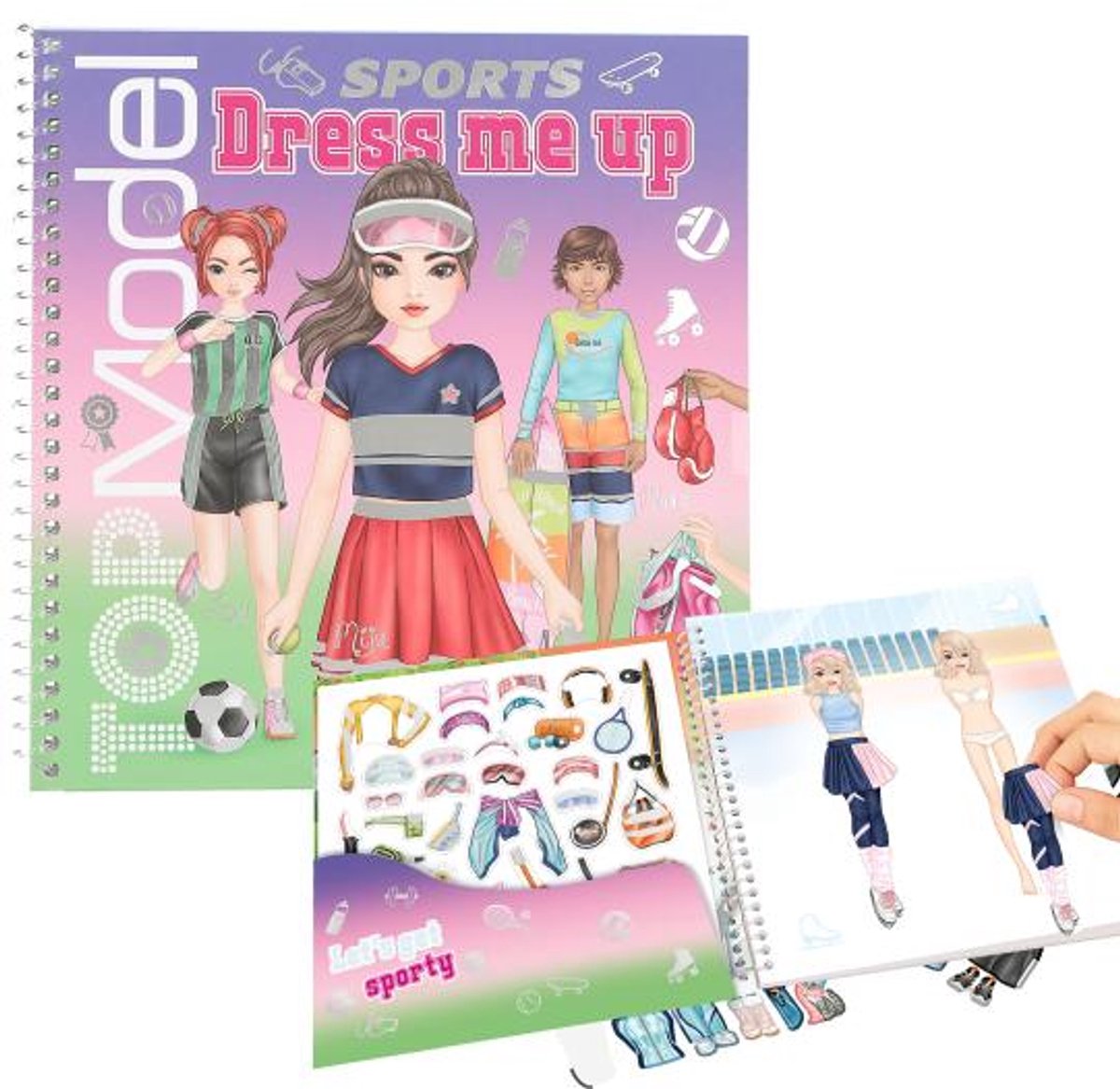 Depesche - top model vísteme libro de pegatinas - deportes