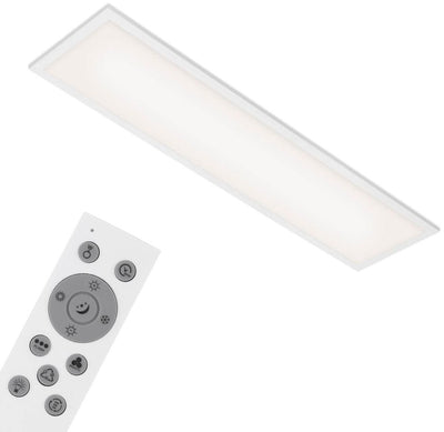 Colore Briloner - Plafoniera LED - Lampada da soffitto - Design ultrapiatto - incl. telecomando - controllo temperatura colore CCT - controllo cambio colore RGB - dimmerabile all'infinito tramite telecomando - IP20 - 24W