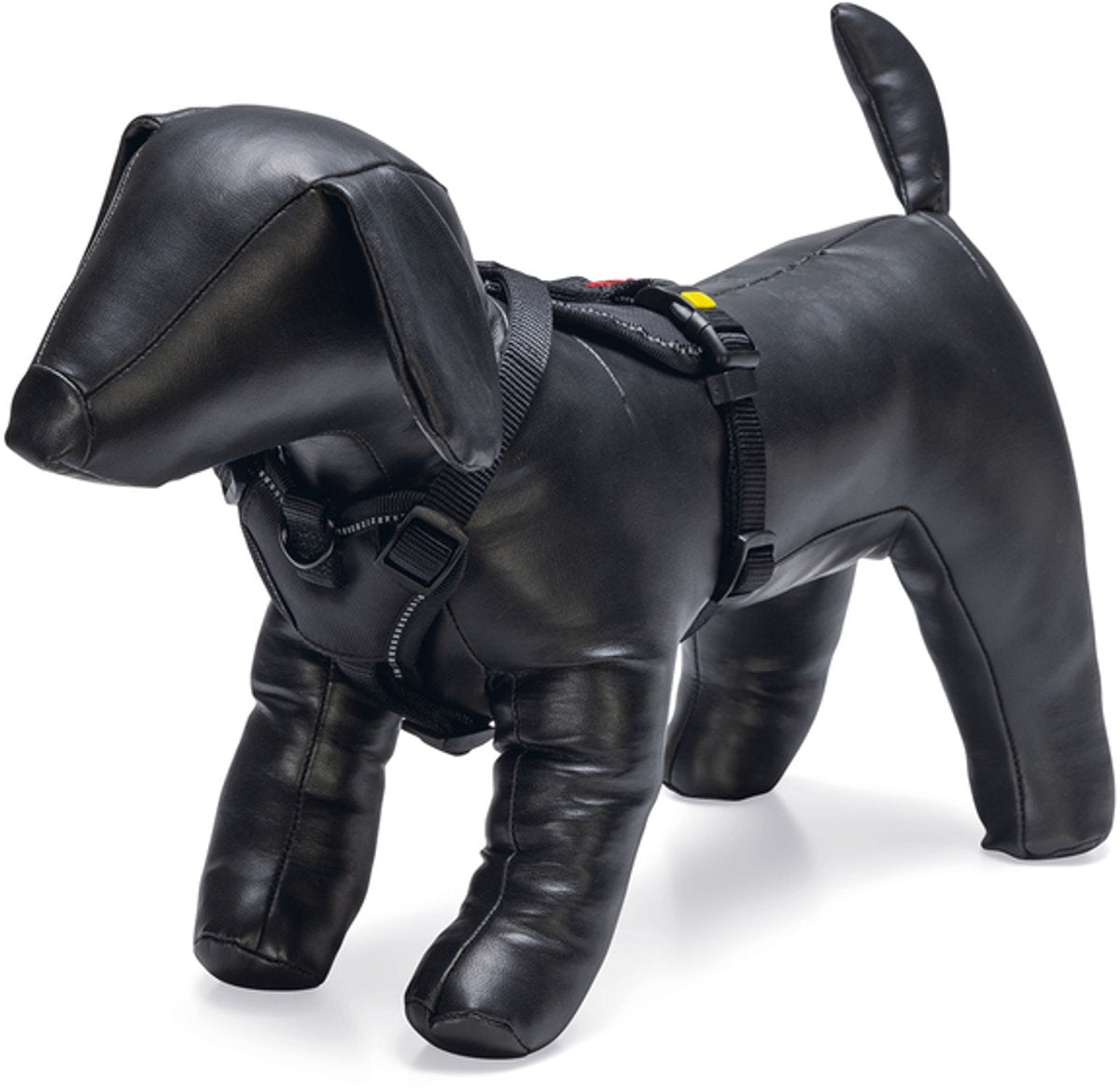 Beeztees parinca premium y-harness - arnés para perros - nylon - negro - 37-40 cm x 15 mm