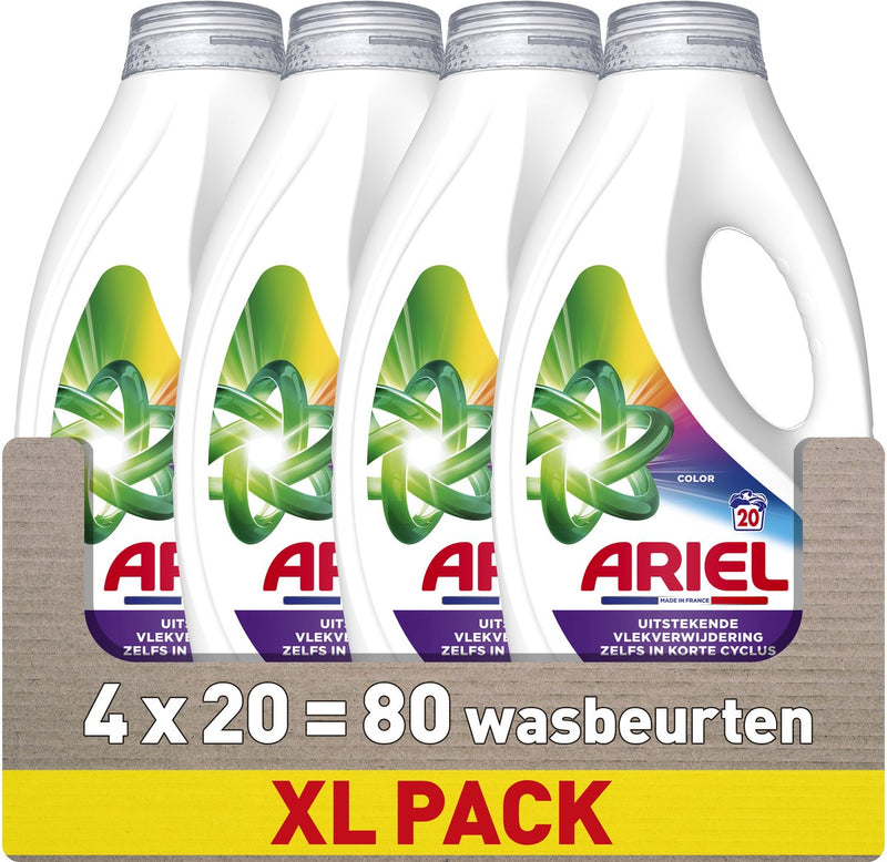 Detersivo Ariel colore - 4 x 20 lavaggi