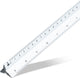 Bastone scala Aristo g - lunghezza 30 cm - 1:15 :20 :25 :33 1 3 :50 :100 - plastica bianca - in custodia protettiva - ar-1314 1