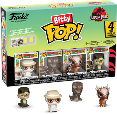 Funko bitty pop 4 pack: jurassic park- raptor