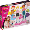 Quercetti muñeca magnética de moda Best Friends - 57 piezas.