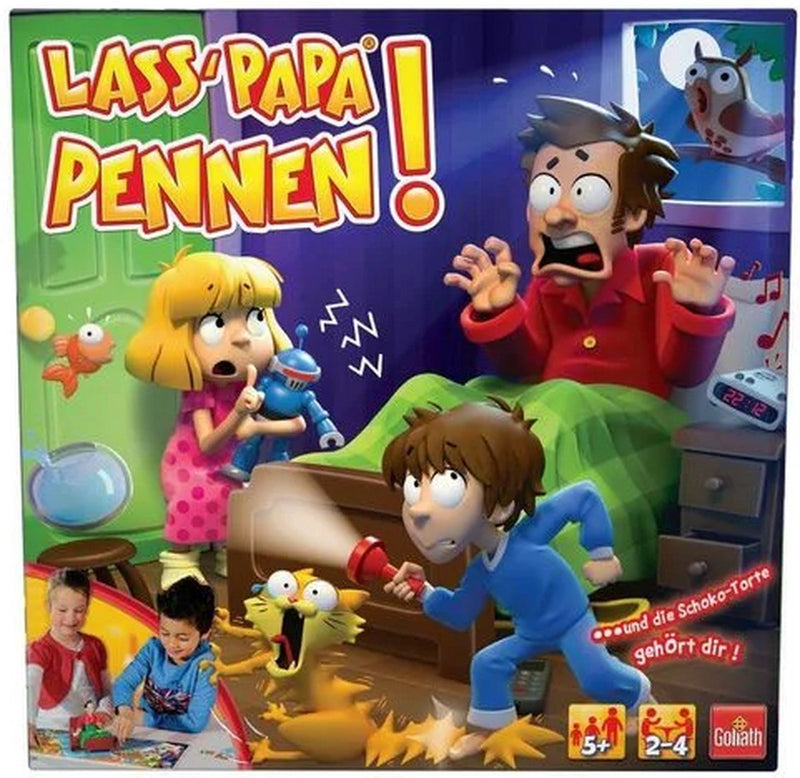 La muchacha Goliat, papá, escribe (el) no despiertes a papá