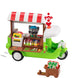 Klorofil the food truck play set - toy car - interactive children's toy - with figure from the ''raccoon'' family of raccoons - from 18 months