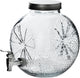 Merkloos sans marque modern kitchen - glazen pot met kraan - 5l - citroenmotief