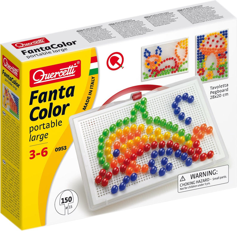 Quercetti fantacolor portatile 28 x 20 cm 150 pezzi