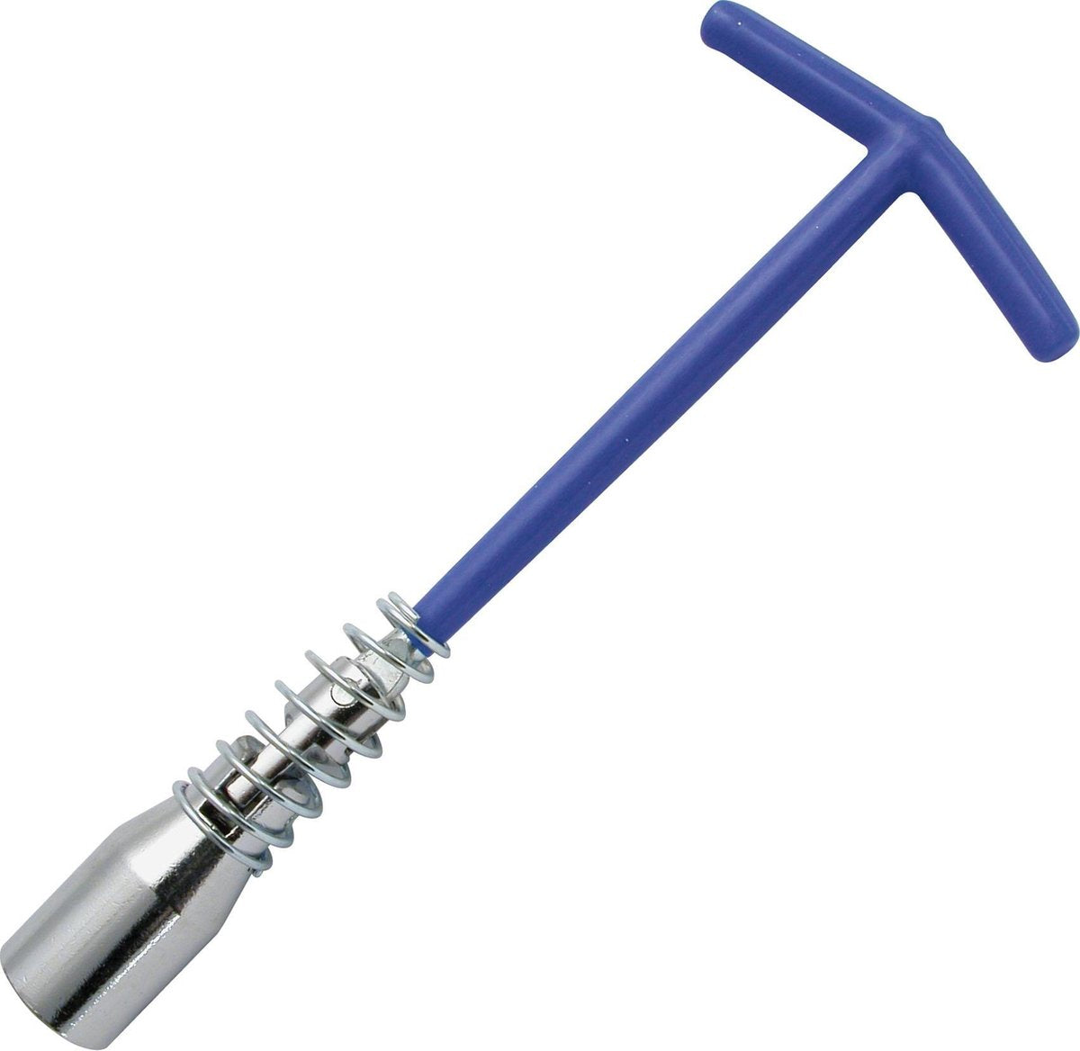 Carpoint bougiesleutel t-greep 23,5 cm staal 16 21 mm blauw