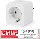 Nedis wifip121fwt smartlife plug wi -fi meter di energia 3680 w type f (CEE 7 3) -10 45 ° C Android iOS bianco