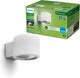 Lampada da parete Philips LED Philips Otis - LED ultra efficiente - lampada da esterno - 4,3W - luce bianca calda; 2700k - acciaio inox - elemento luminoso opalino