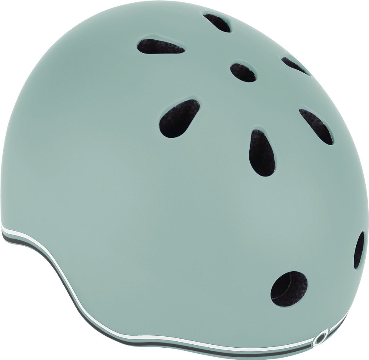 Casco de bicicleta Globber - go up sage - xxs xs (ajustable de 45 a 51 cm) - con iluminación - verde
