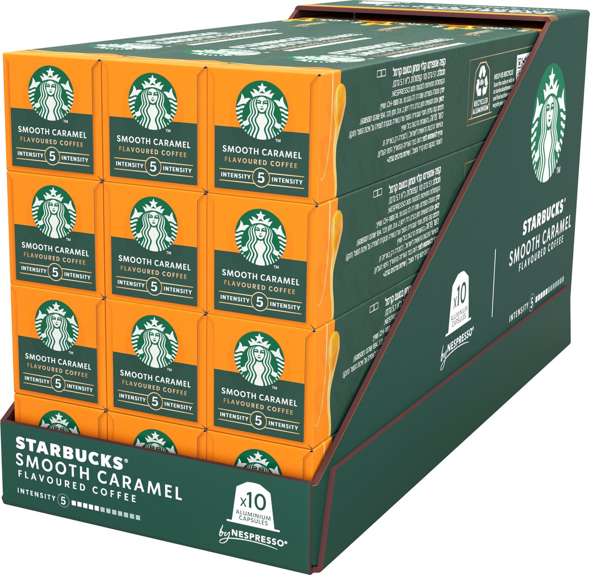 Starbucks by nespresso capsules smooth caramel - 10 koffiecups x 12 doosjes