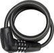 Candado de cable en espiral Abus star 4508c negro 150cm